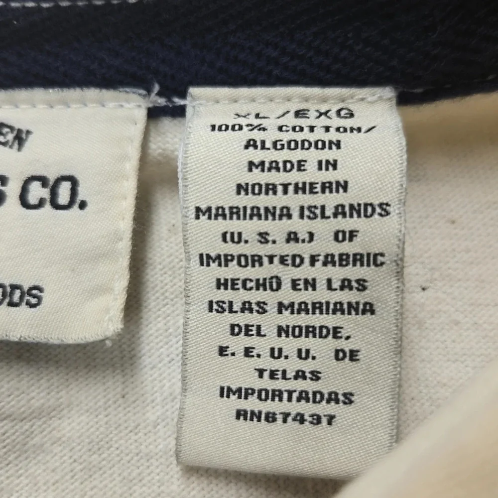 Ralph Lauren Polo Jeans Shirt Mens XL Tan Vintage Large Print‎ 67 Spellout Y2K